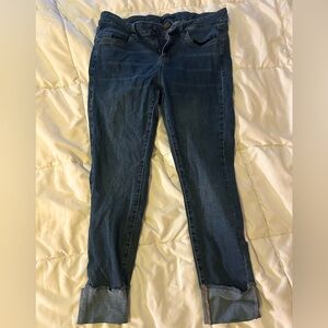 d. jeans Blue Ankle Cropped Jeans